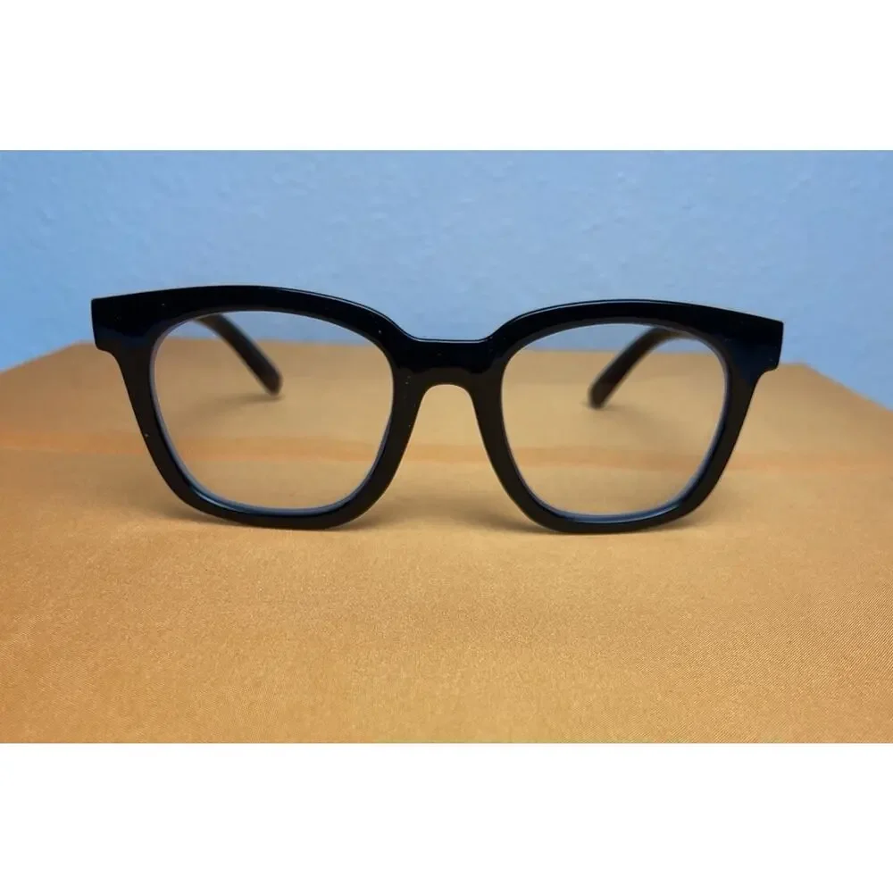 Peepers To The Max Blue Light Readers +2.50 Black – Minimalist, Indie, Y2K - Picture 3 of 6